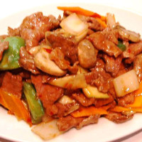 Ternera con salsa picante