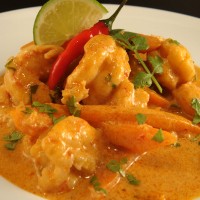 Gambas al curry